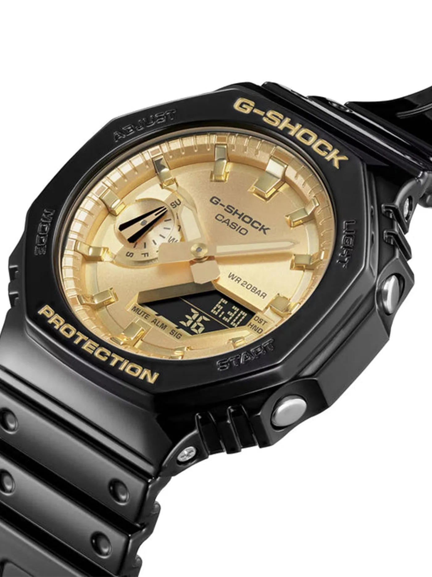 GA2100GB-1A Black/Gold  Watch