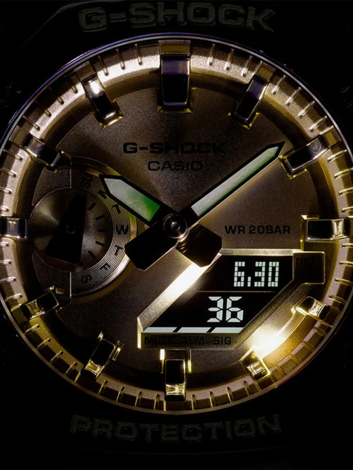 GA2100GB-1A Black/Gold  Watch