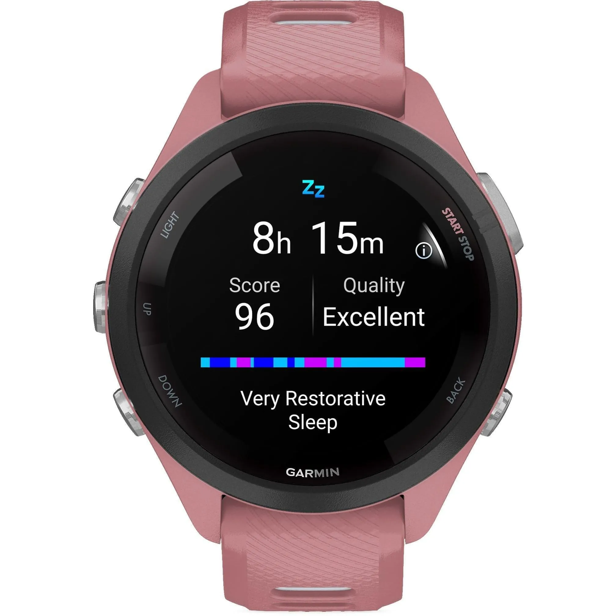 Garmin Forerunner 265S Music HRM With GPS Watch - Pink