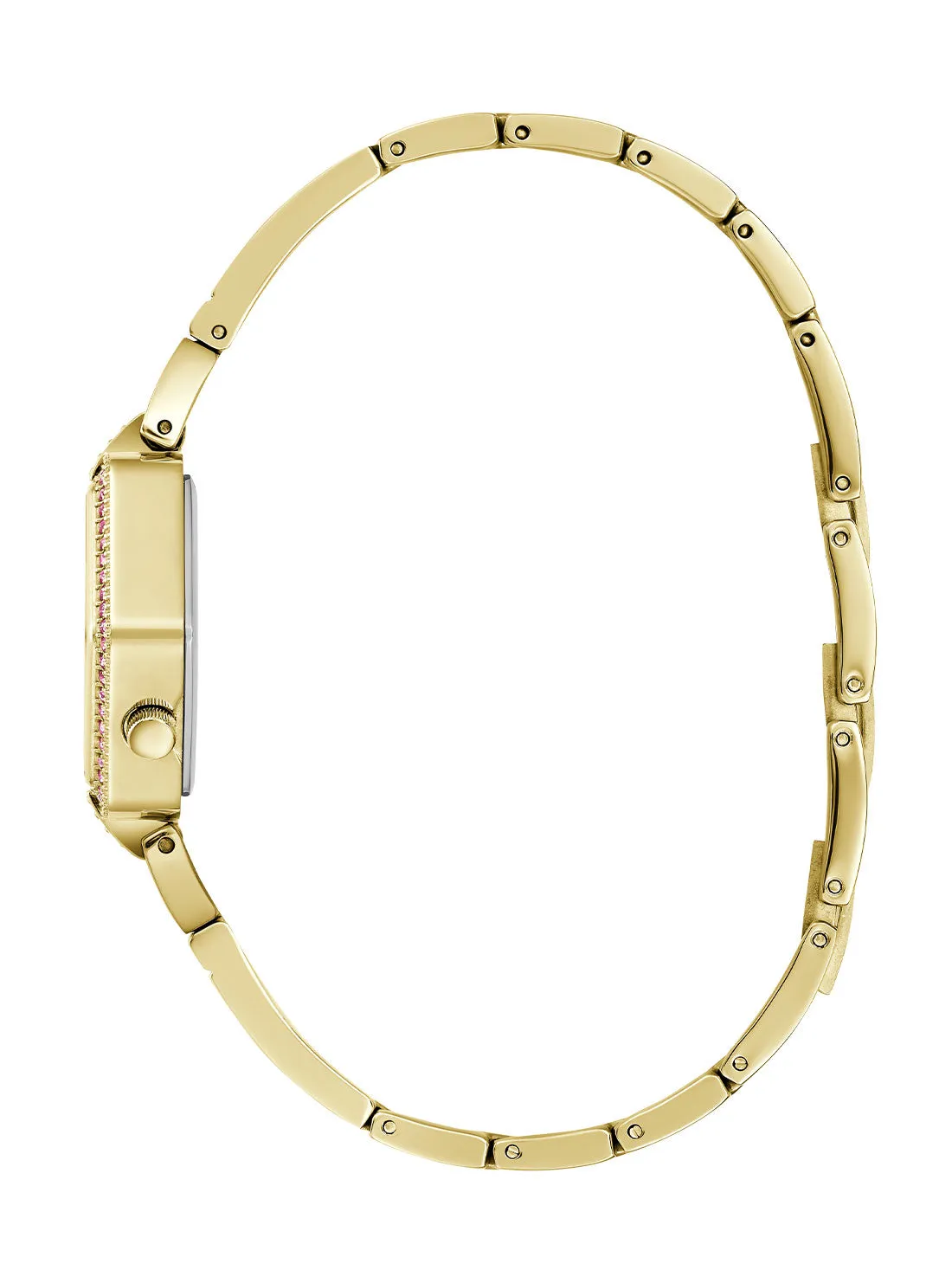 Gold Audrey Glitz Hexagonal Link Watch