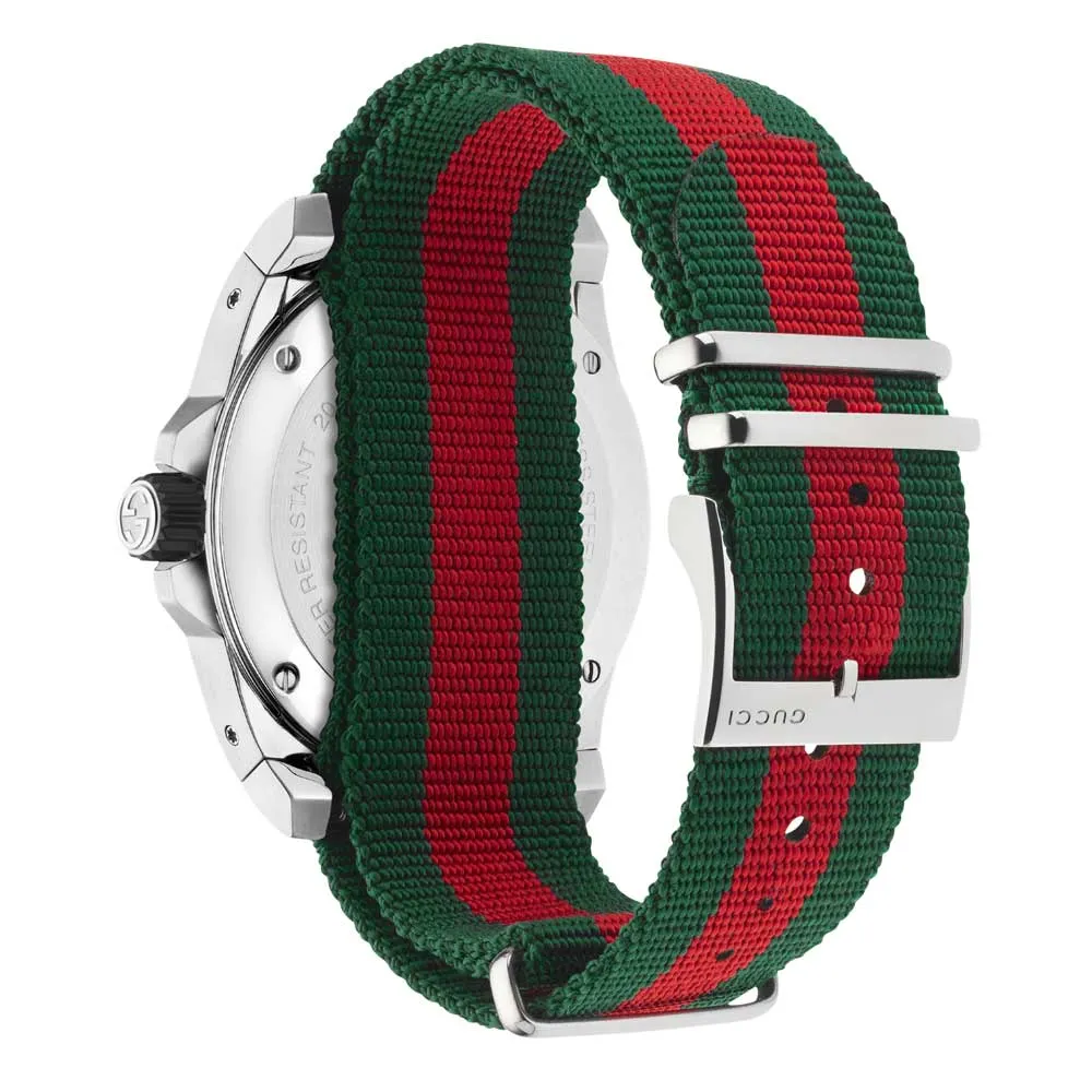 Gucci Dive 45mm Black Dial Stainless Steel Gents Watch YA136209A