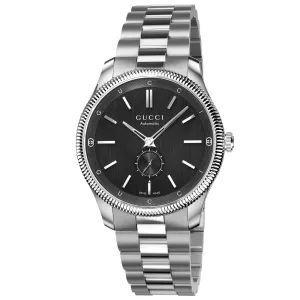 Gucci G-Timeless 40mm Black Dial Automatic Gents Watch YA126388