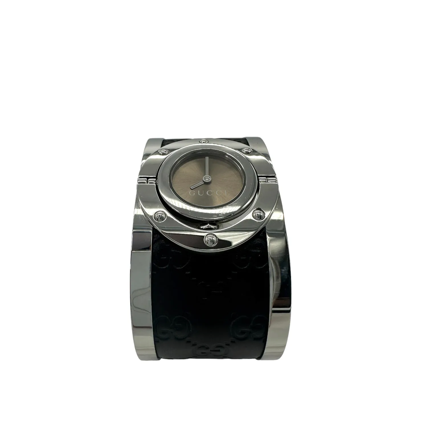 Gucci Twirl Collection Watch/Brown Leather