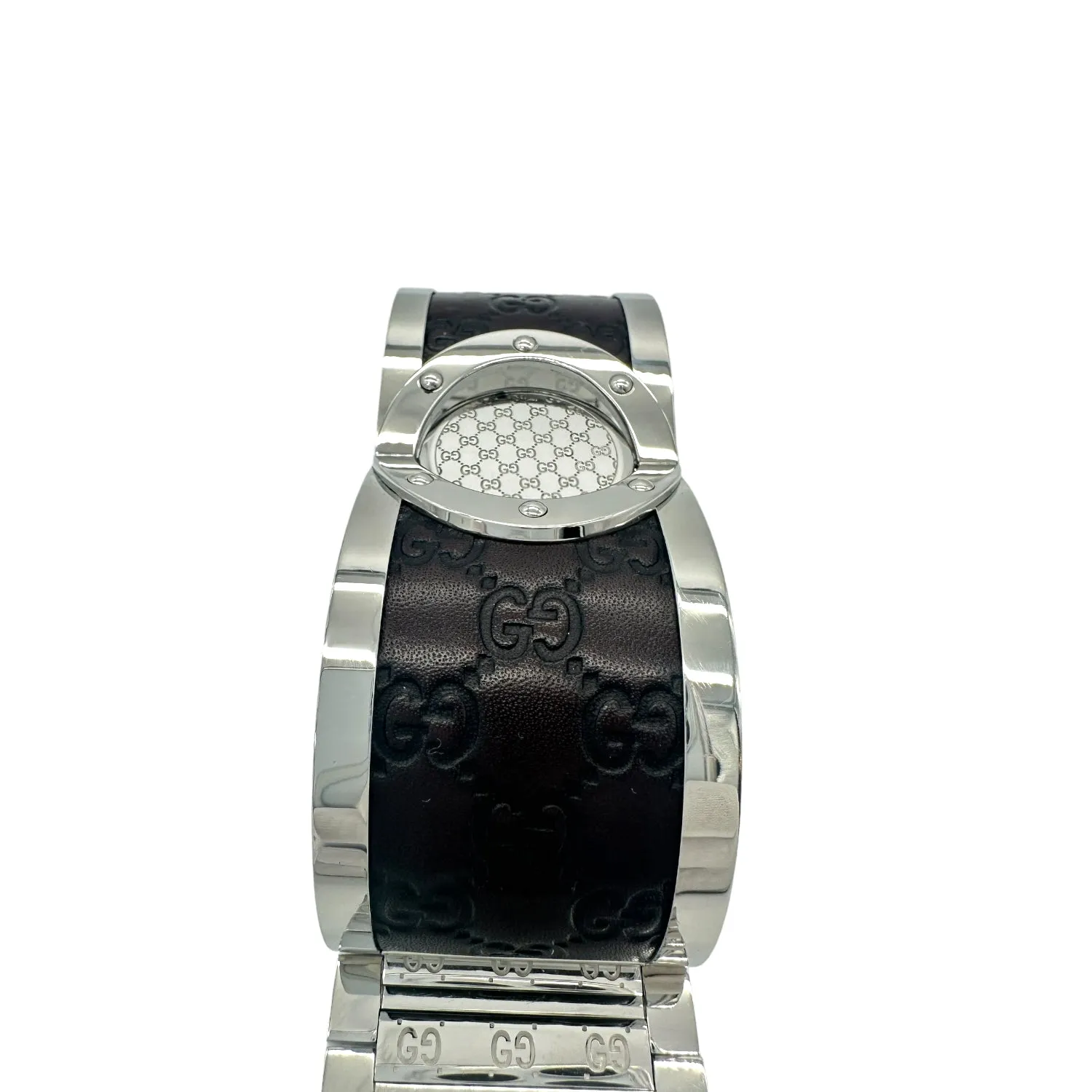 Gucci Twirl Collection Watch/Brown Leather