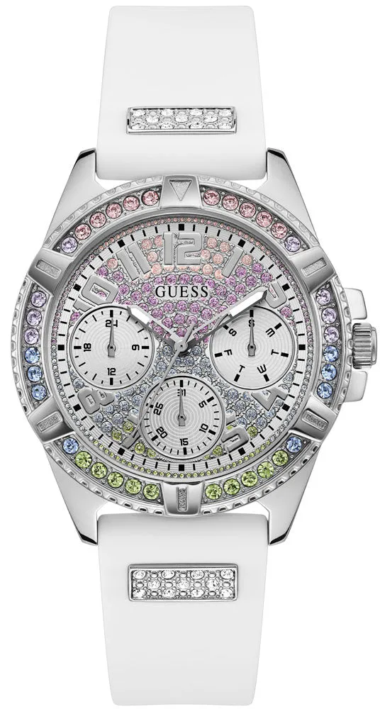 Guess Frontier Silver Case Women's Watch GW0045L1