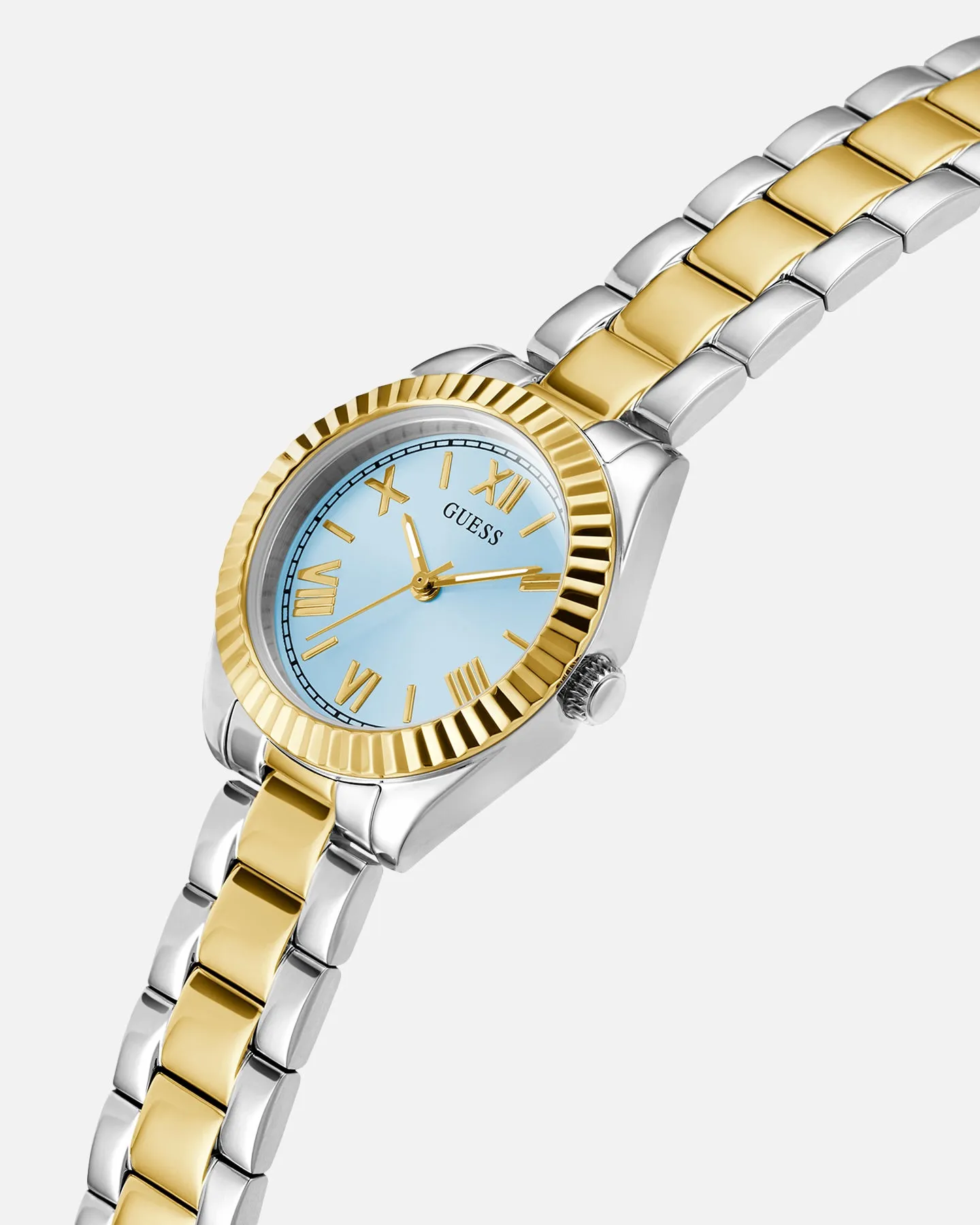 Guess Mainline Women's Mini Luna Watch Silver/Gold