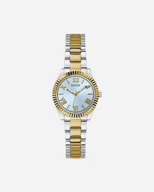 Guess Mainline Women's Mini Luna Watch Silver/Gold