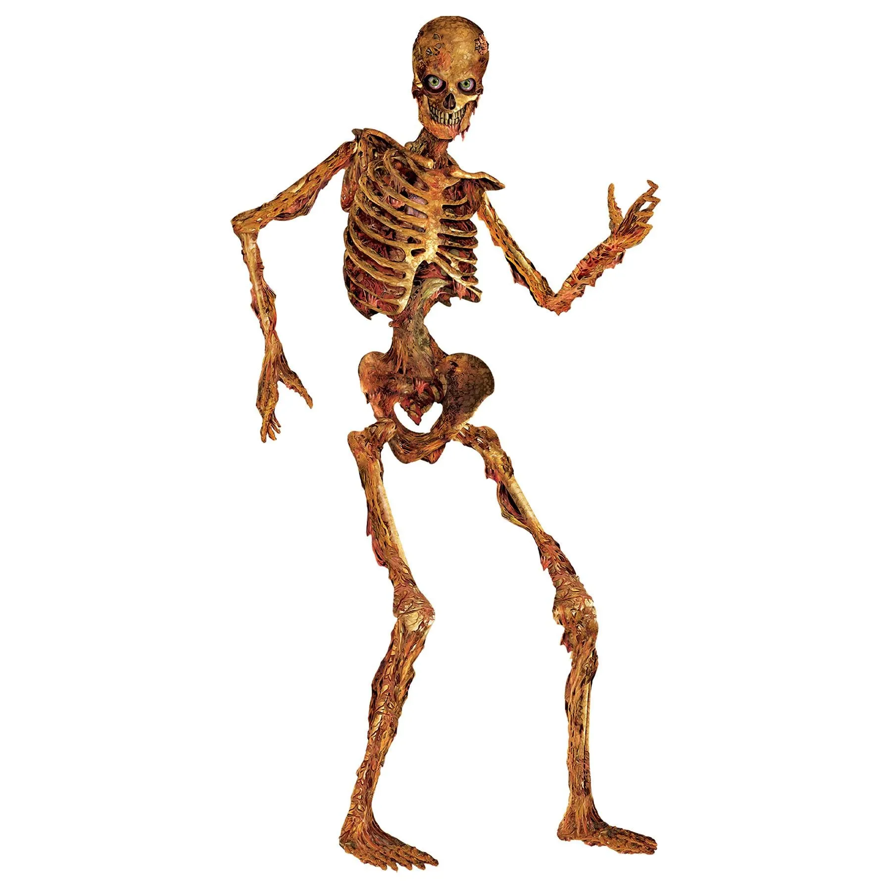 Halloween Jointed Skeleton- Orange