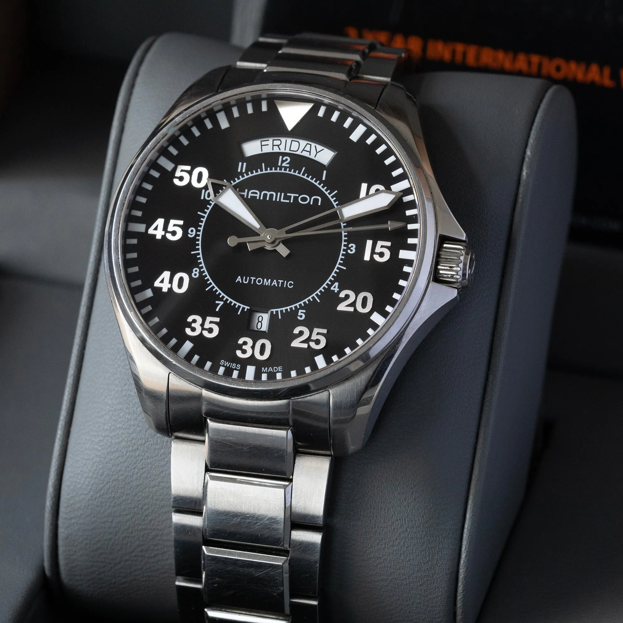 Hamilton - Khaki Aviation Pilot Day Date 'Interstellar' H64615135