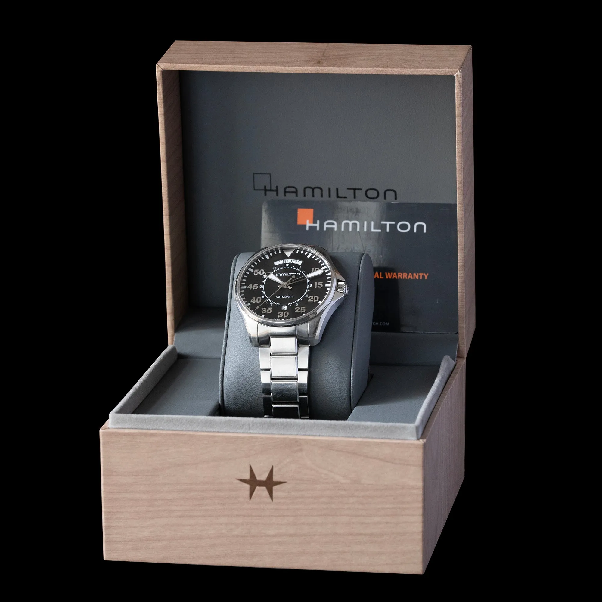 Hamilton - Khaki Aviation Pilot Day Date 'Interstellar' H64615135