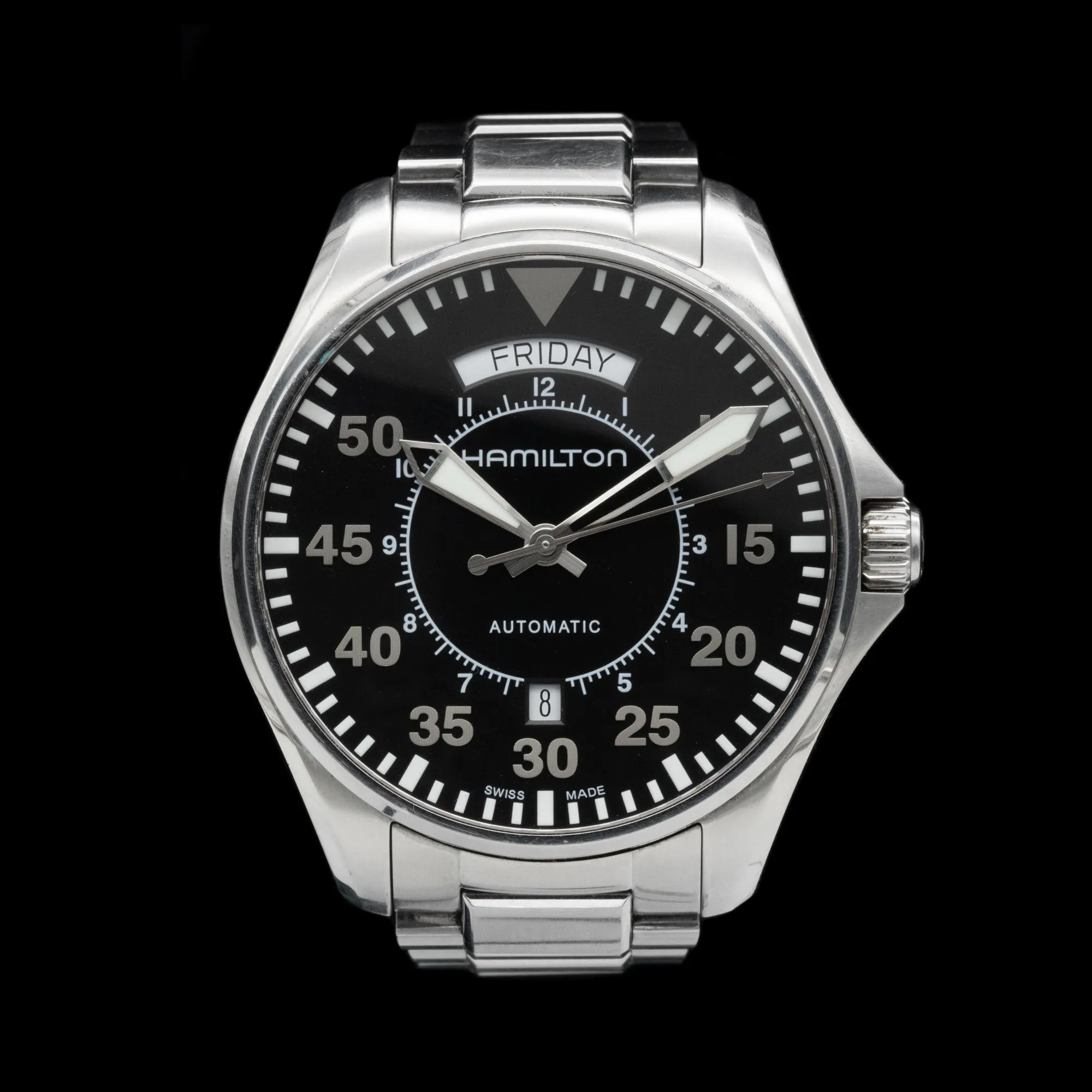 Hamilton - Khaki Aviation Pilot Day Date 'Interstellar' H64615135
