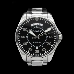 Hamilton - Khaki Aviation Pilot Day Date 'Interstellar' H64615135