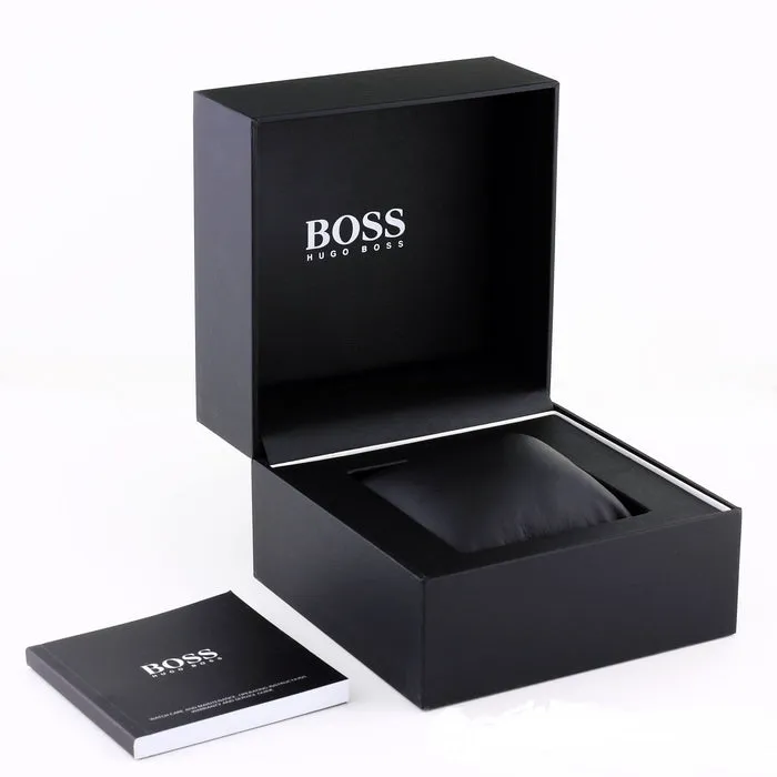 Hugo Boss Skymaster Blue Dial Leather Strap Men's Watch 1513783
