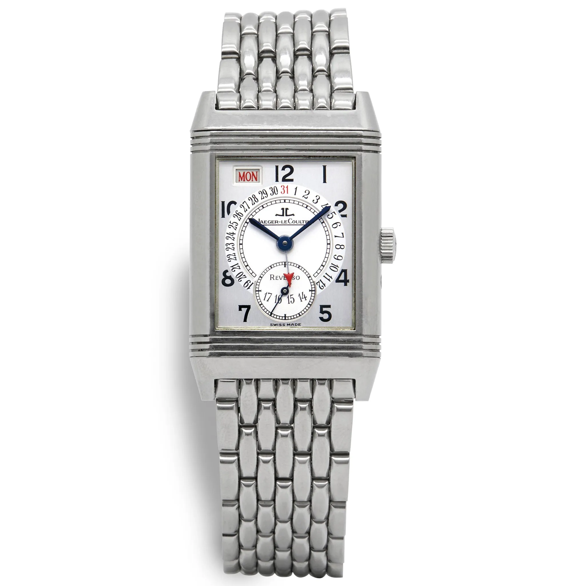 Jaeger-Lecoultre Reverso Grand Taille 270.8.36 Silver Dial Manual Winding Watch