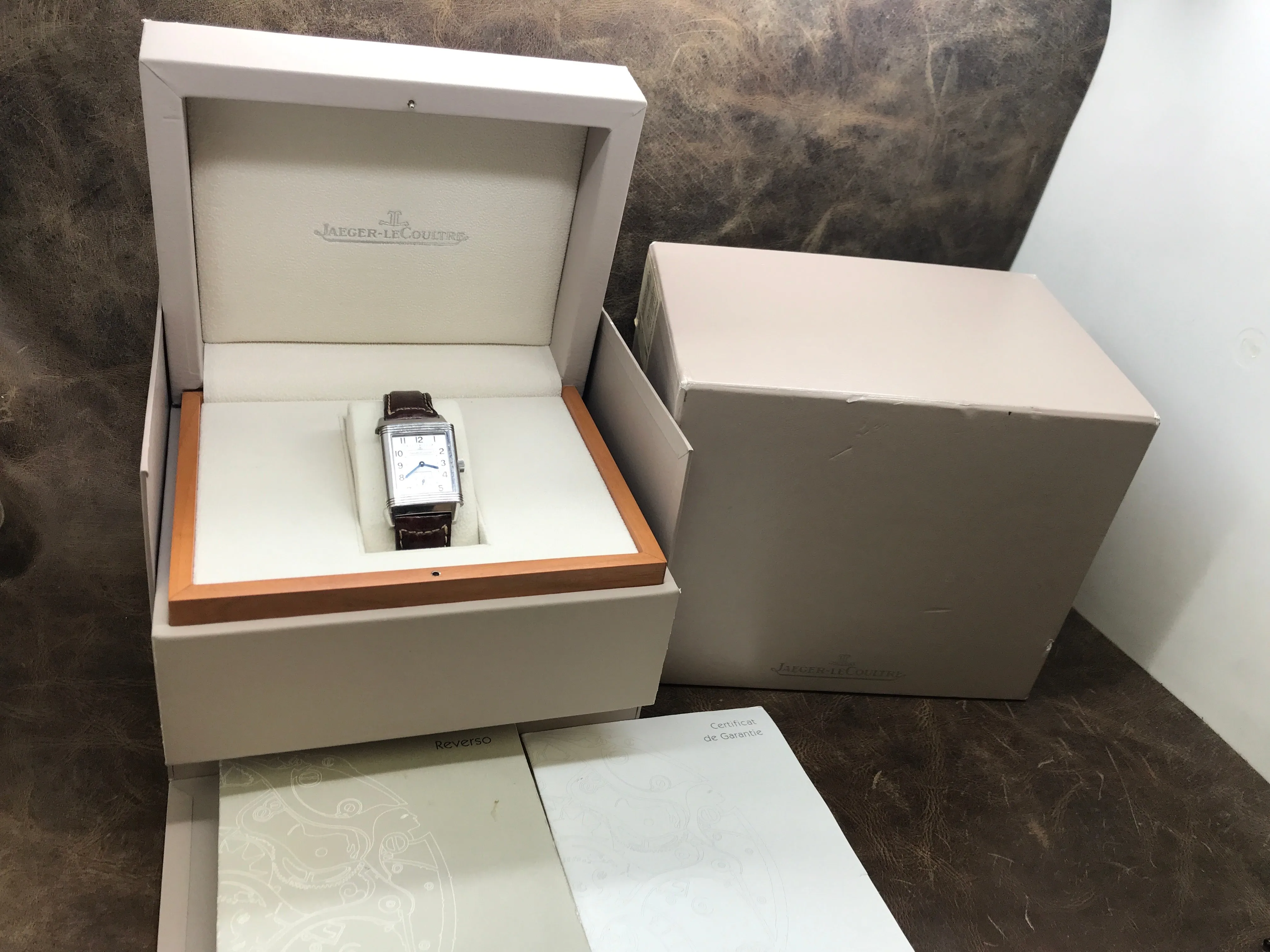 Jaeger-Lecoultre Reverso Grand Taille 270.8.62 Q2708410 Silver Dial Manual Wind Men's Watch