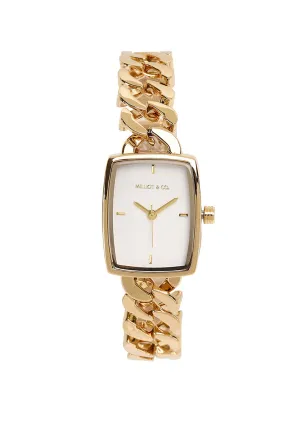 Kayla Gold Stainless Steel Analog Watch (Gold)