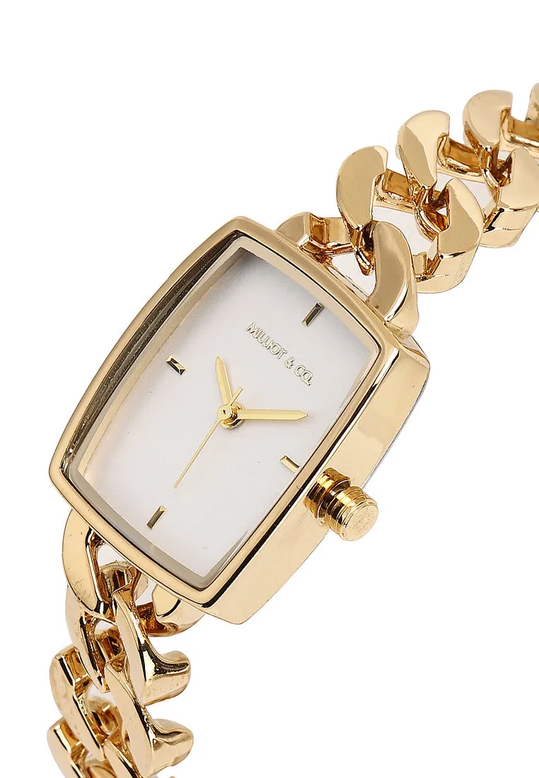 Kayla Gold Stainless Steel Analog Watch (Gold)