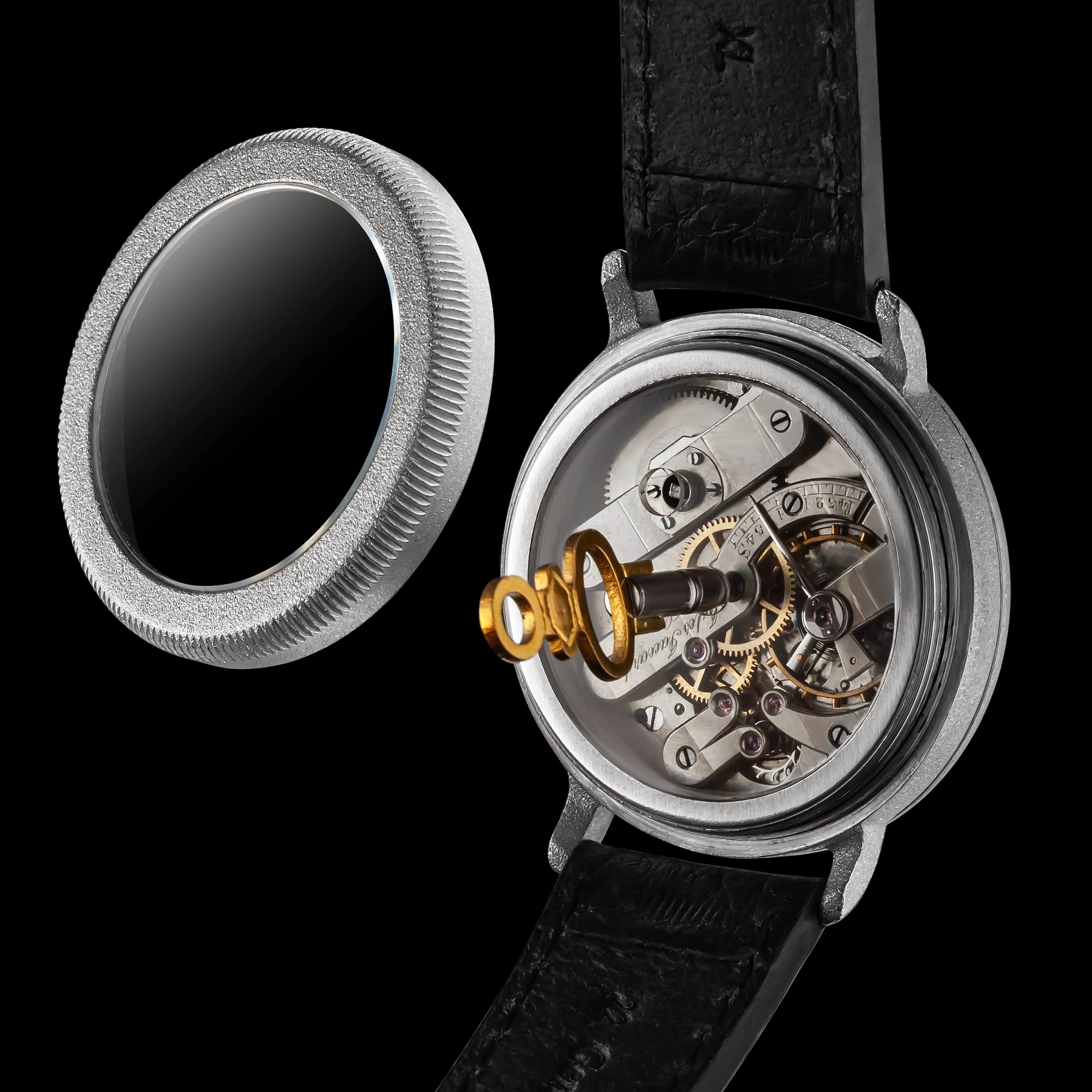 KEY-WIND Men's Wristwatch Restored JULES JACCARD Swiss Vintage Movement