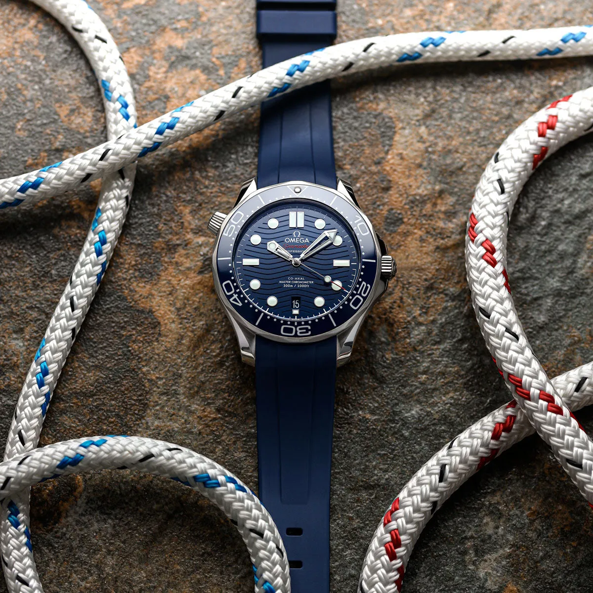 Kingsand ZULUDIVER Rubber Watch Strap - Abyss Black