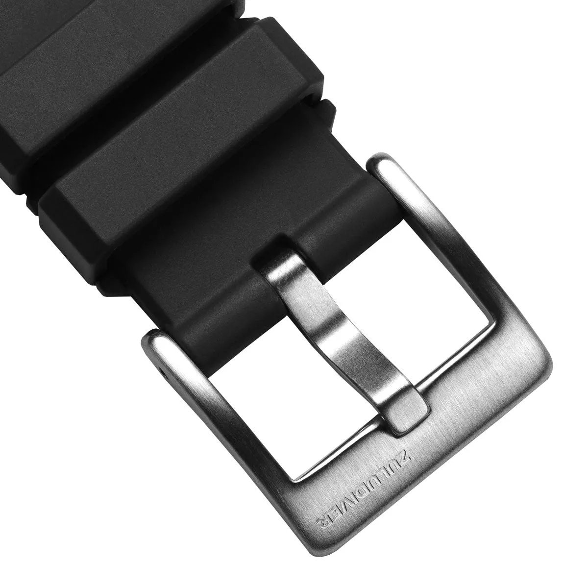 Kingsand ZULUDIVER Rubber Watch Strap - Abyss Black