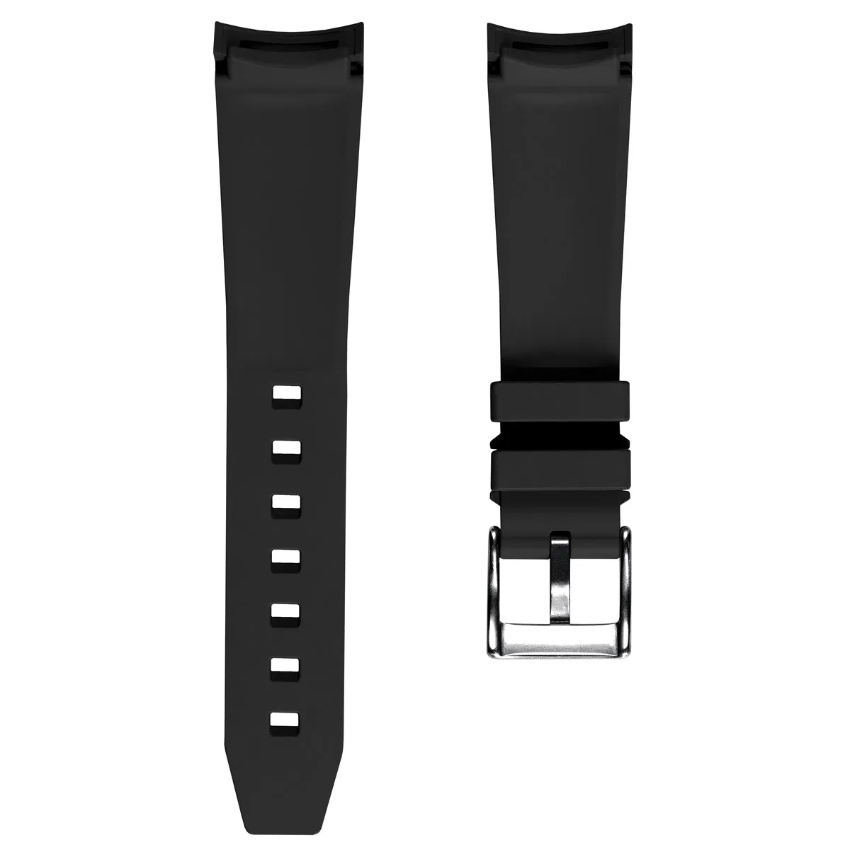 Kingsand ZULUDIVER Rubber Watch Strap - Abyss Black