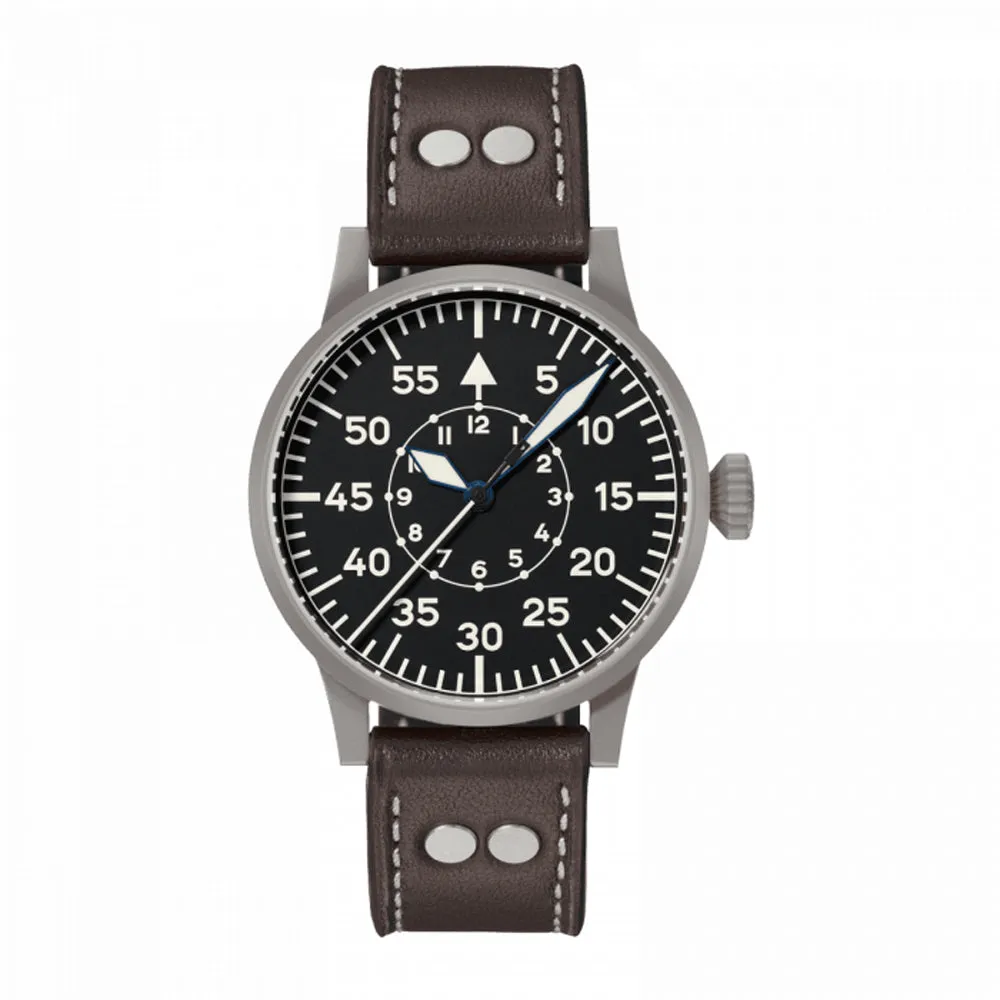 LACO PILOT WATCH ORIGINAL LEIPZIG 42 MM HANDWINDING
