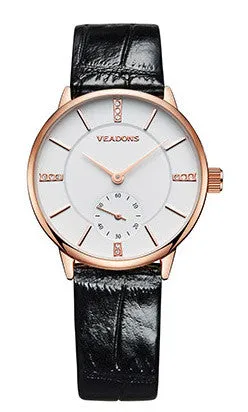 Ladies Watches 2016 Top Brand Luxury Female Women Girl Casual Dress Ultra Thin Wrist Watch Simple Rose Gold Dial Clock 30m Diver