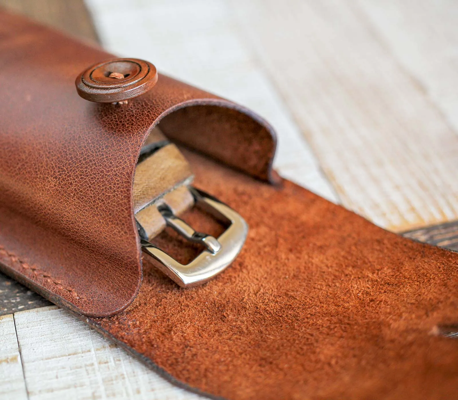 Leather Watch Pouch