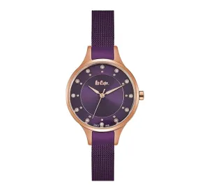 Lee Cooper Women's Watch Analog, Purple Dial Purple Strap,  LC06620.480