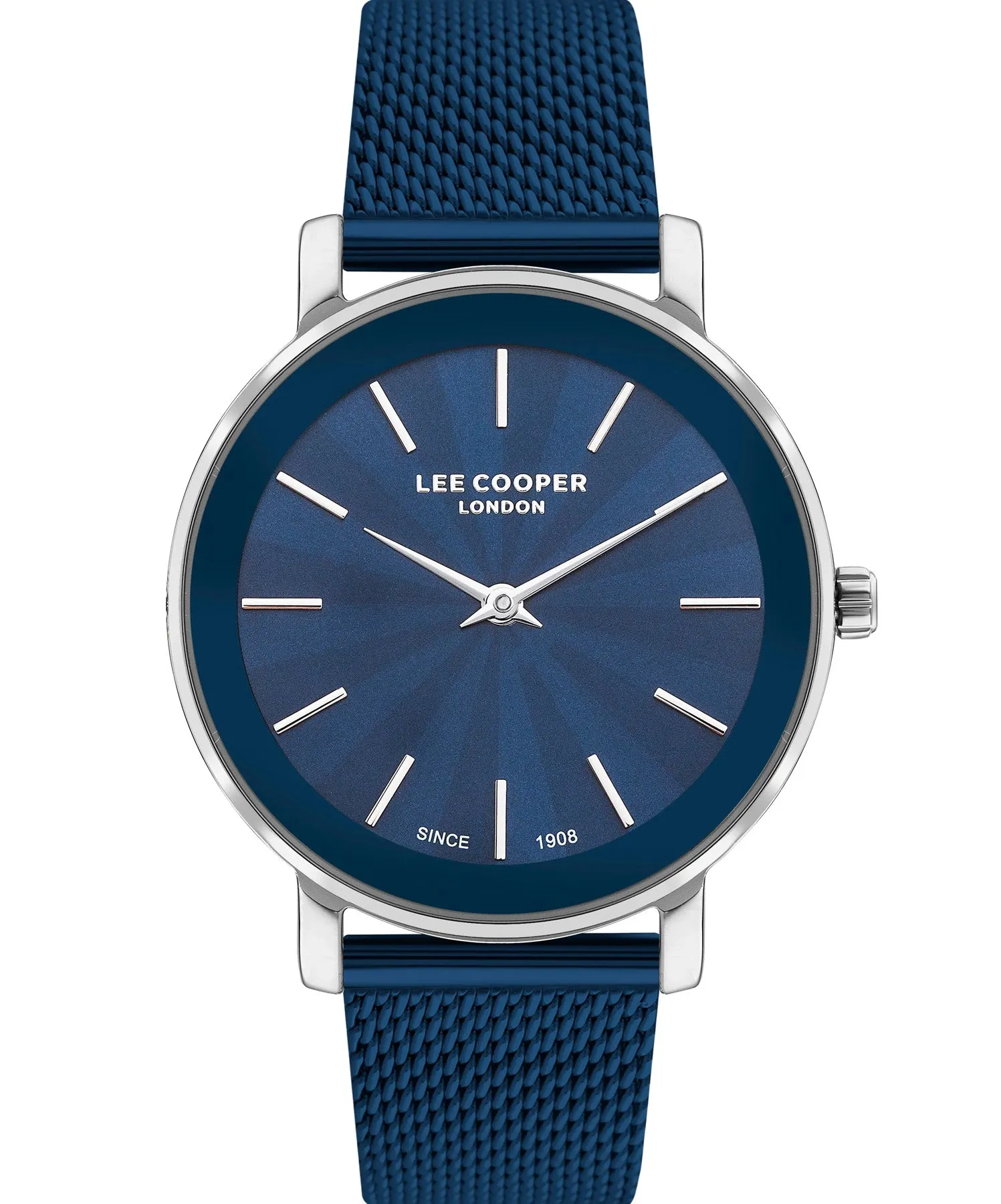 Lee Cooper  Women's Watch Blue Dial Blue Mesh Strap, LC07687.390
