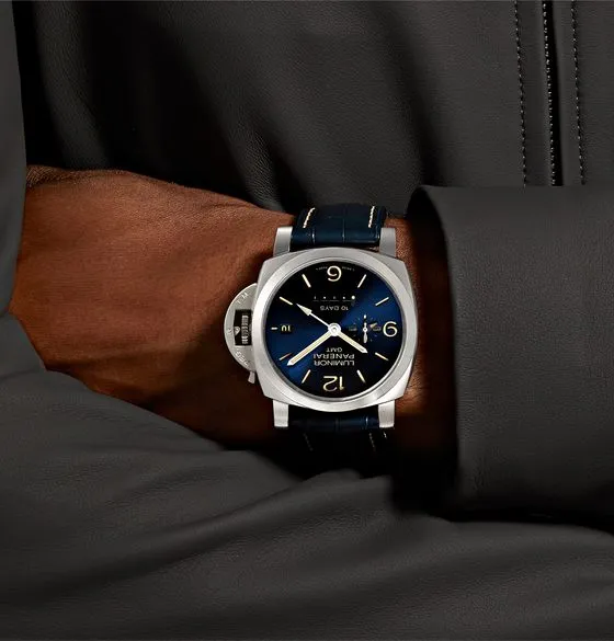 Luminor 1950 10 Days GMT Automatic 44mm Stainless Steel and Alligator Watch