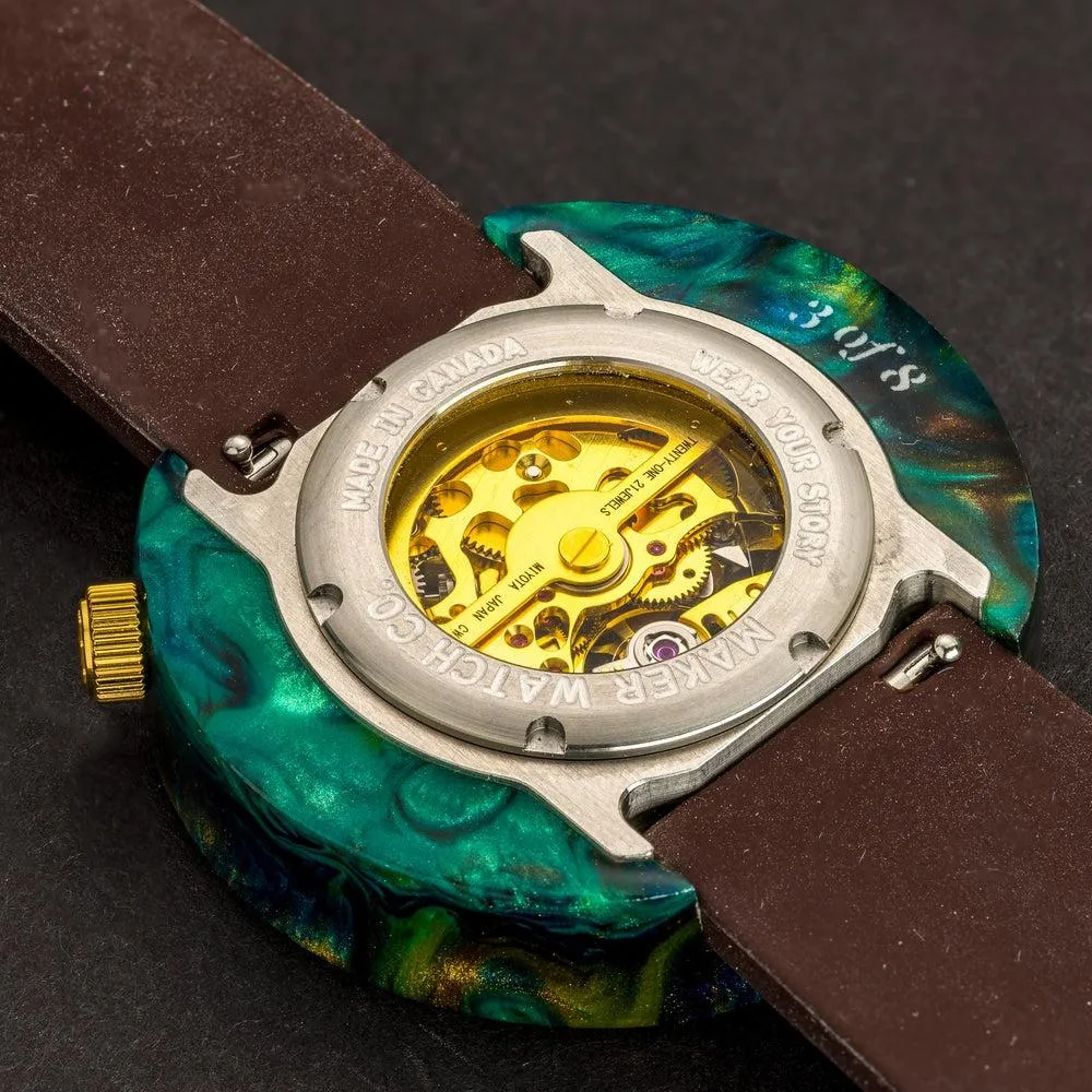 Maker Watch Inc × @micahfinds Revival (Copper Patina) Watch