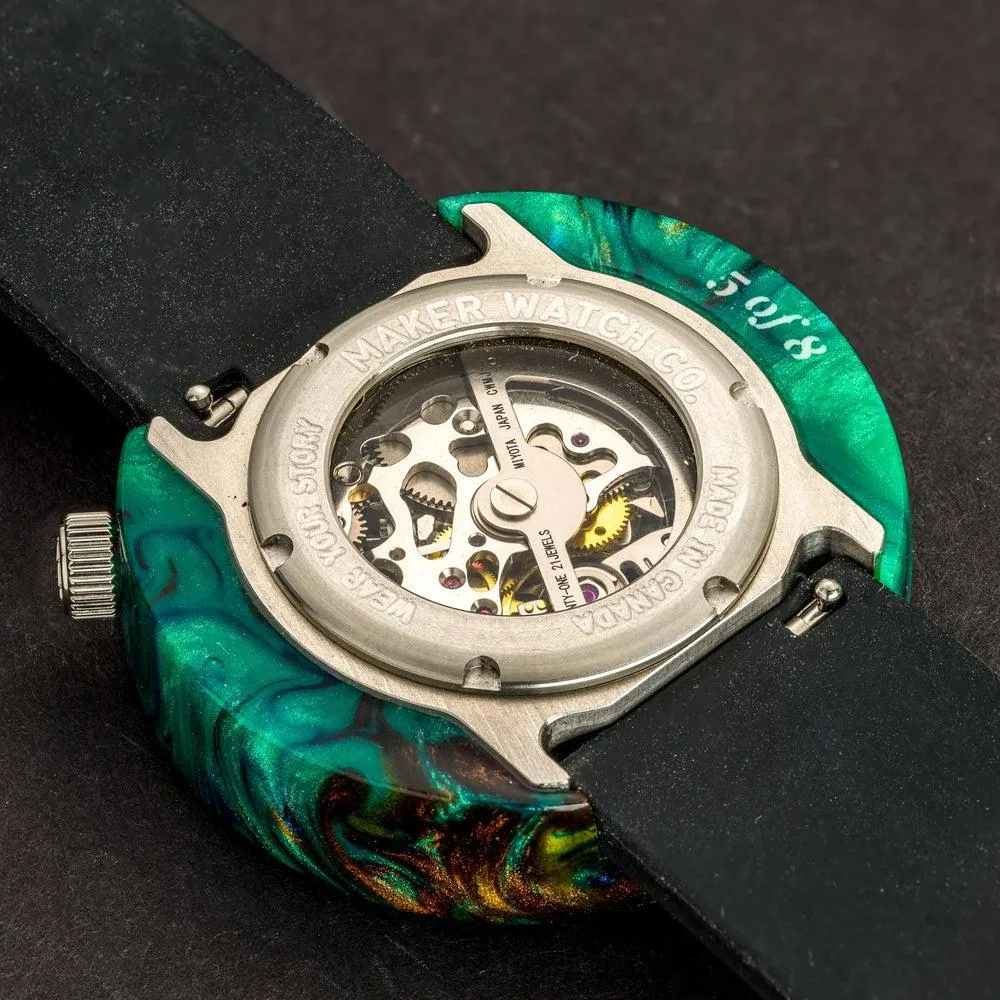Maker Watch Inc × @micahfinds Revival (Copper Patina) Watch