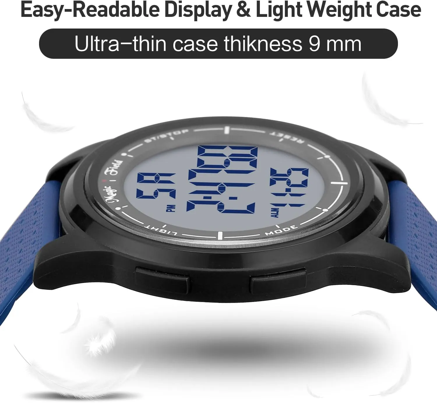 ManChDa Digital Watch for Men Women Watches Silicone Sport Watch Waterproof