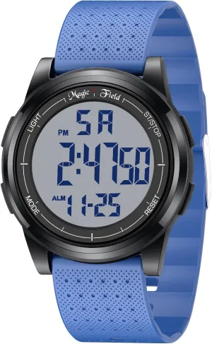 ManChDa Digital Watch for Men Women Watches Silicone Sport Watch Waterproof