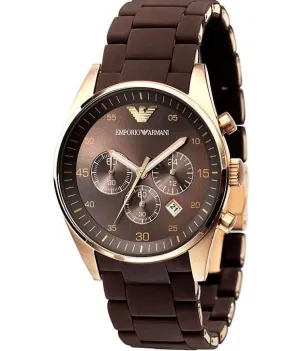 Men's AR5890 Brown Sport Chronograph Watch