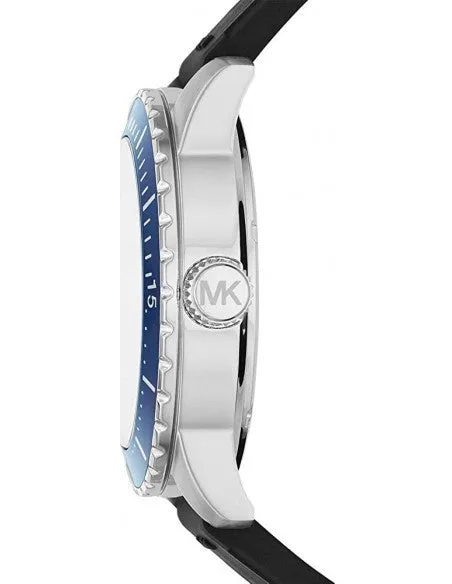 Michael Kors Cunningham Multifunction Black Silicon Men's Watch MK7160