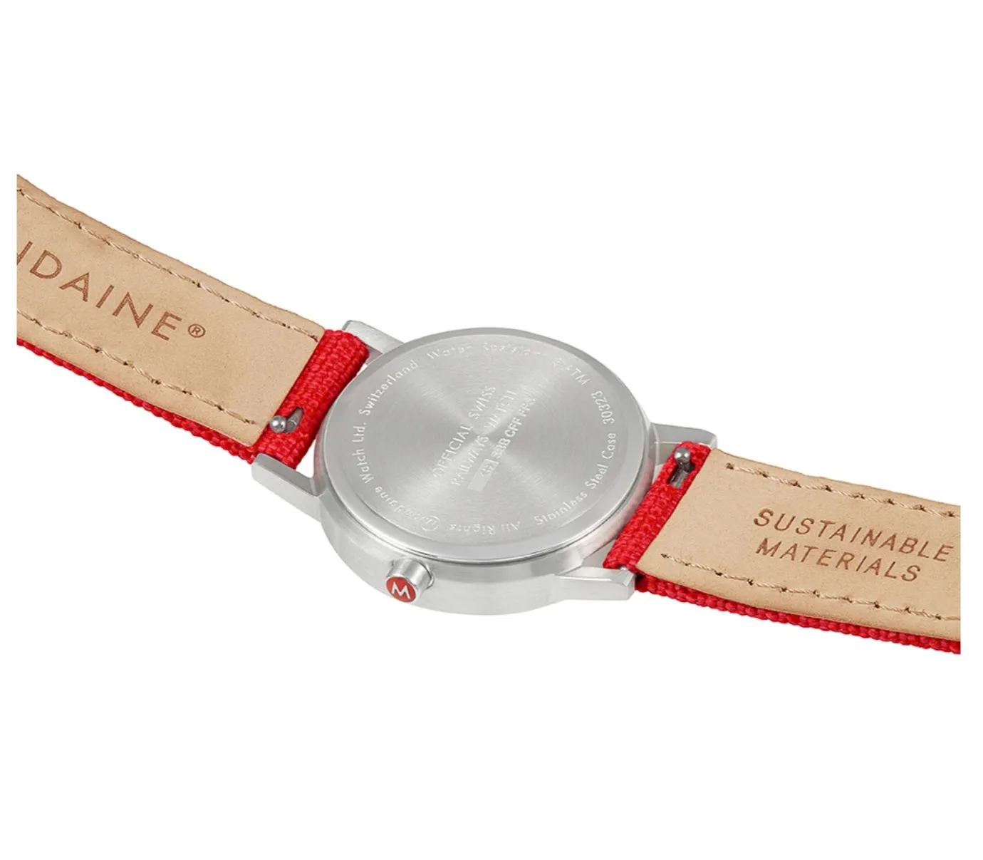 Mondaine CLASSIC 30mm, modern red watch, A658.30323.17SBC