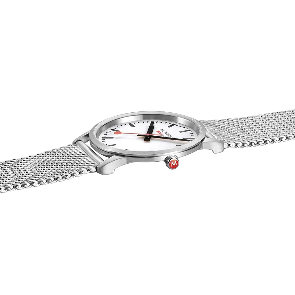 MONDAINE SIMPLY ELEGANT STAINLESS STEEL WATCH
