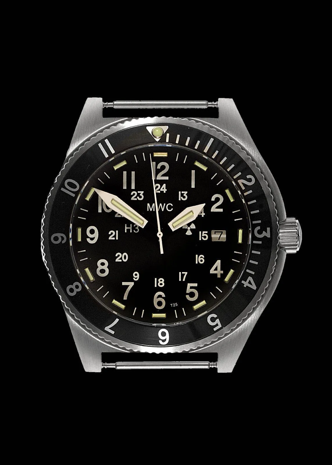 MWC 300m Water Resistant Stainless Steel Tritium GTLS Navigator Watch