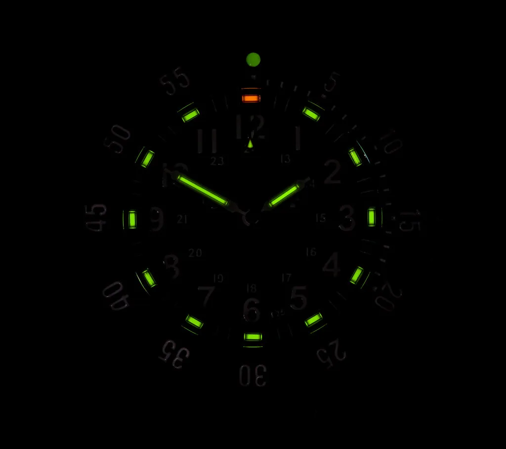 MWC P656 2023 Model Titanium Tactical Series Watch with GTLS Tritium and Ten Year Battery Life (Non Date Version)