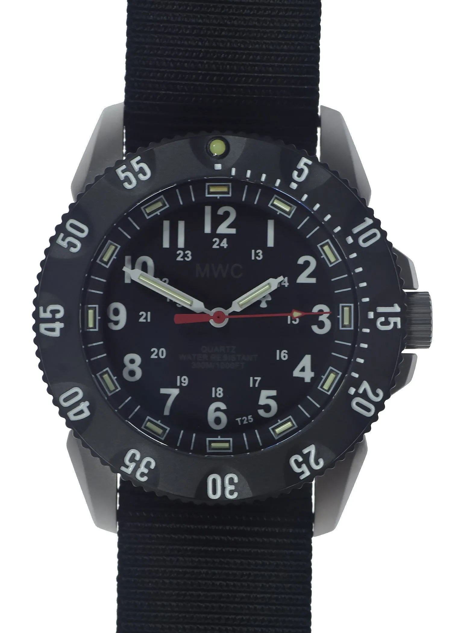 MWC P656 2023 Model Titanium Tactical Series Watch with GTLS Tritium and Ten Year Battery Life (Non Date Version)