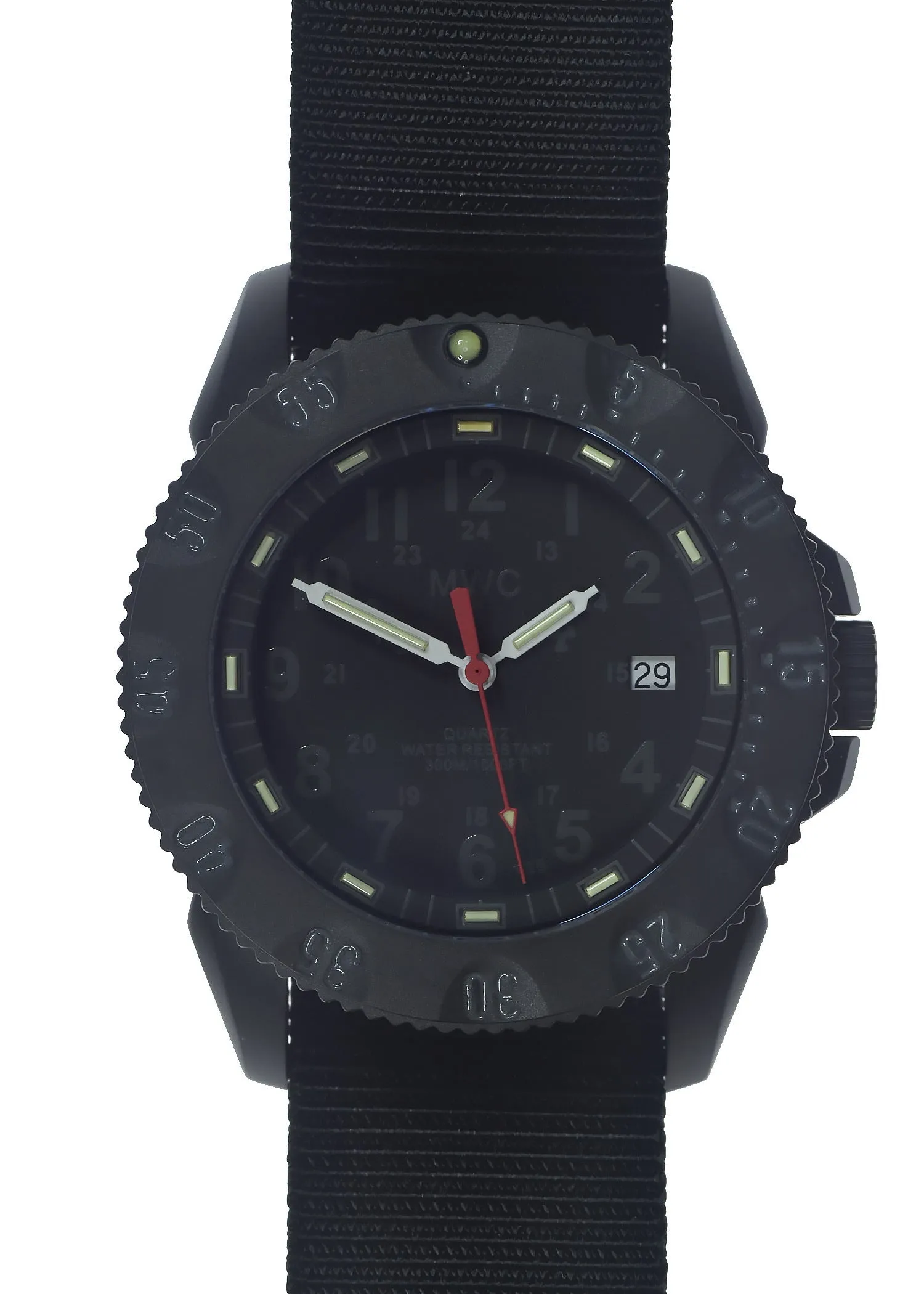 MWC P656 2023 Model Titanium Tactical Series Watch with Subdued Dial, GTLS Tritium and Ten Year Battery Life (Date Version)