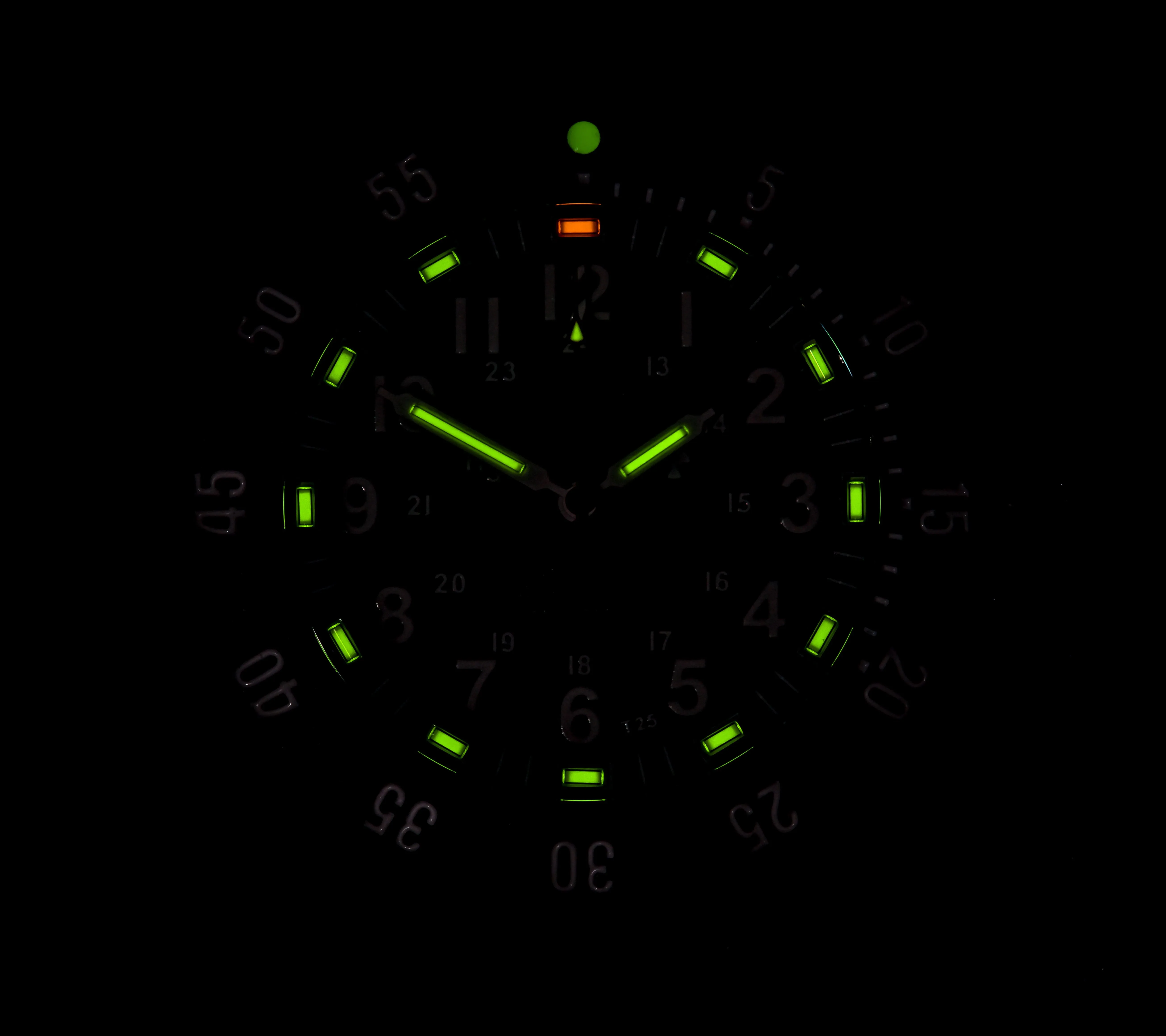 MWC P656 Latest Model Titanium Tactical Series Watch with Subdued Dial, GTLS Tritium and Ten Year Battery Life (Date Version)