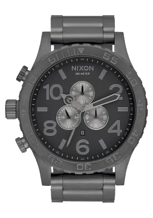Nixon 51-30 Chronograph Gunmetal Men's Watch A083-632