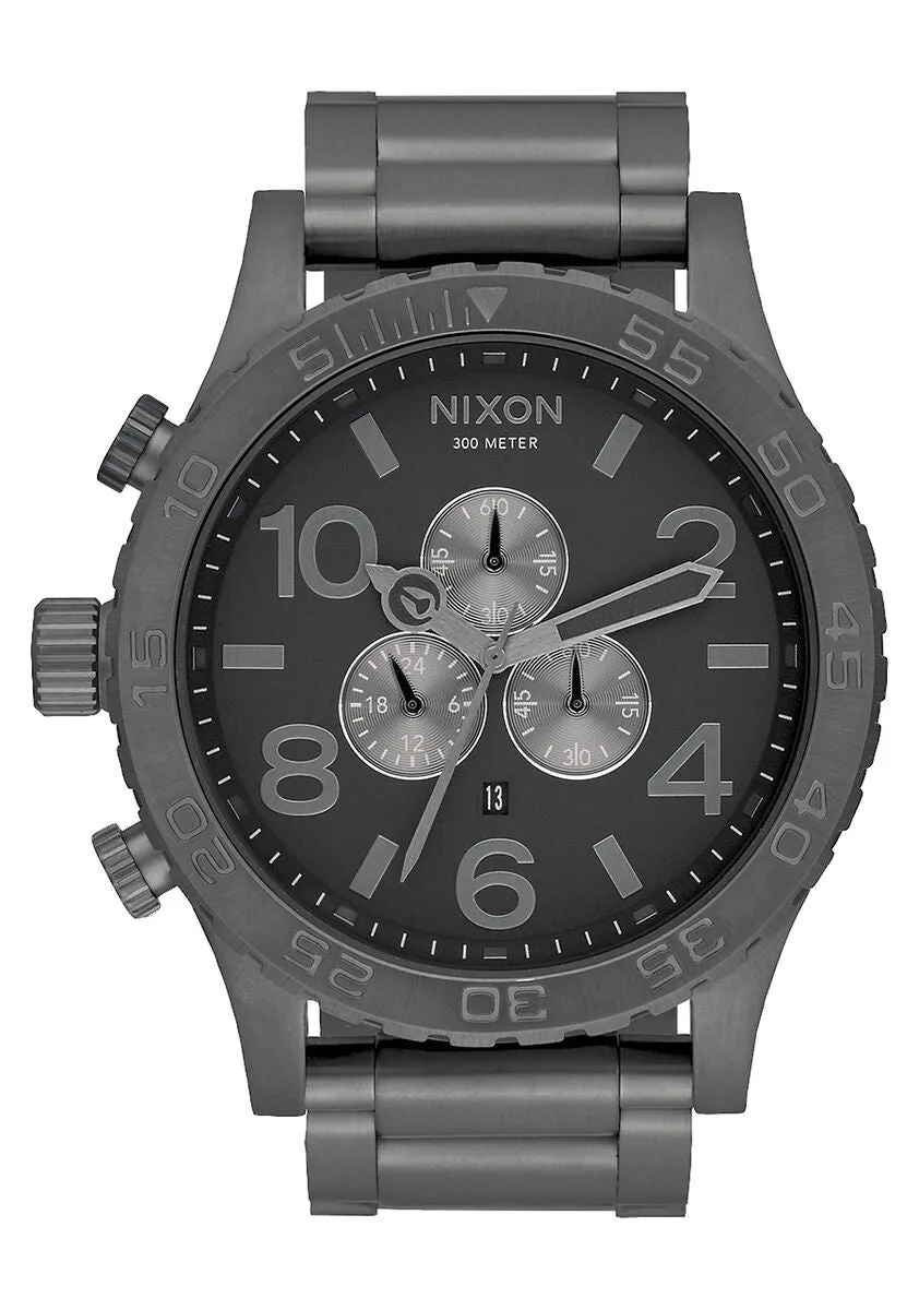 Nixon 51-30 Chronograph Gunmetal Men's Watch A083-632