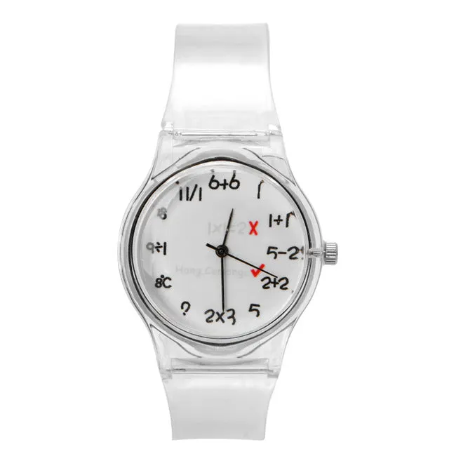 Novelty Watches Cartoon 13 Styles in a Sport Watch with Transparent Plastic Band for Boy or Girl