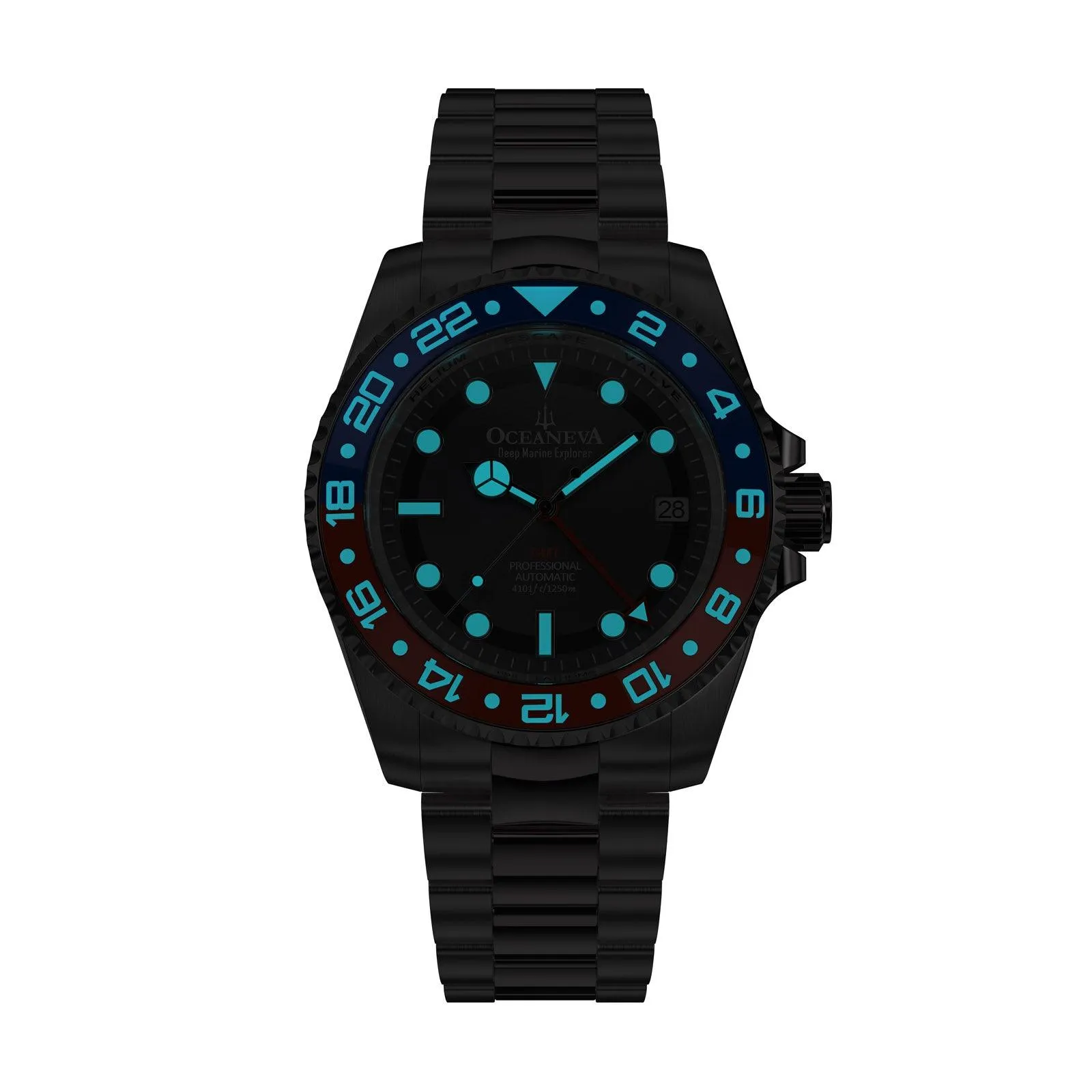Oceaneva Automatic GMT Watch - Deep Marine Explorer - GMT Watch
