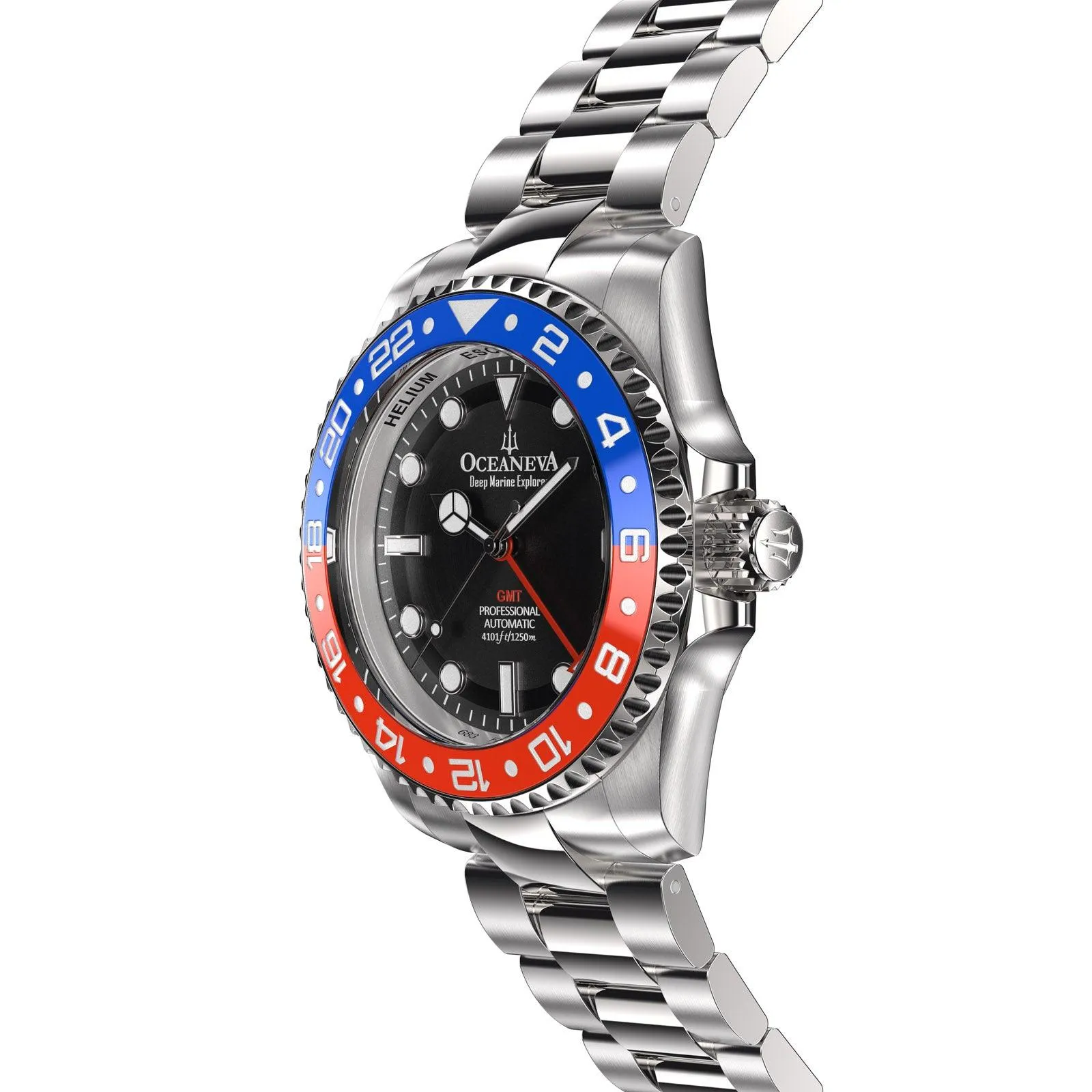 Oceaneva Automatic GMT Watch - Deep Marine Explorer - GMT Watch