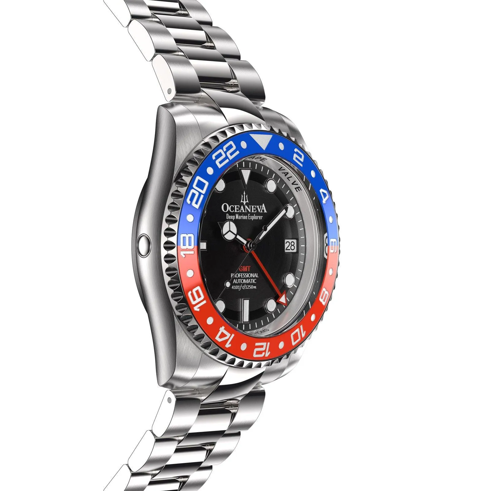 Oceaneva Automatic GMT Watch - Deep Marine Explorer - GMT Watch